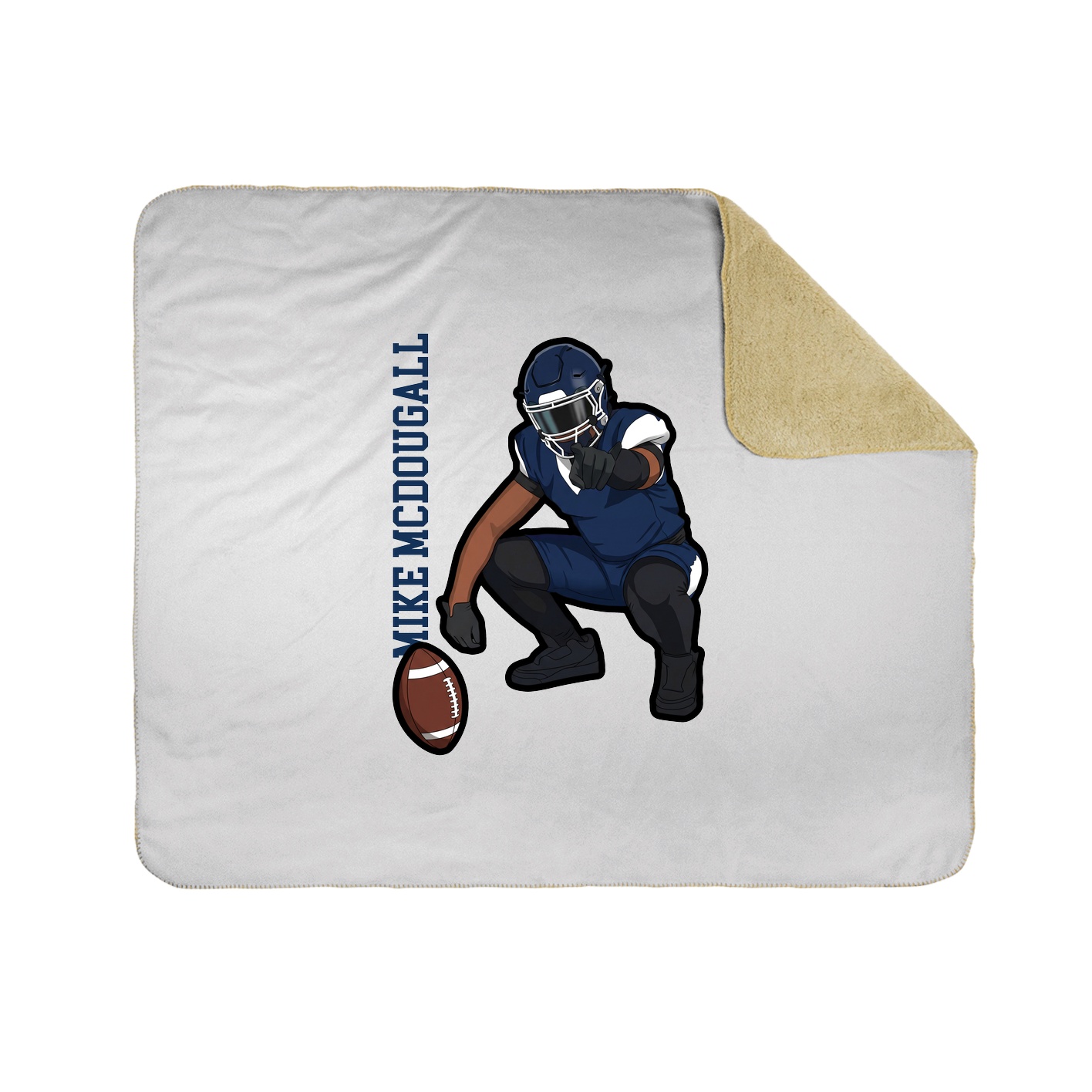 50x60 Sherpa Lined Throw Blanket