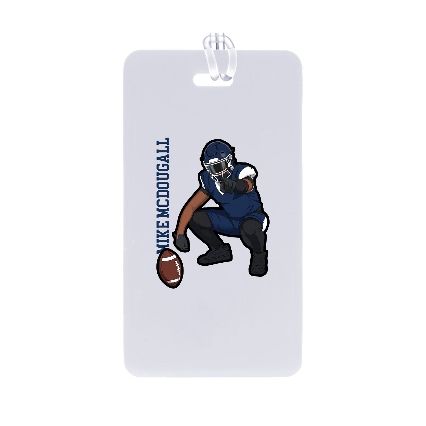 Bag Tag — Name Vertical in Classic