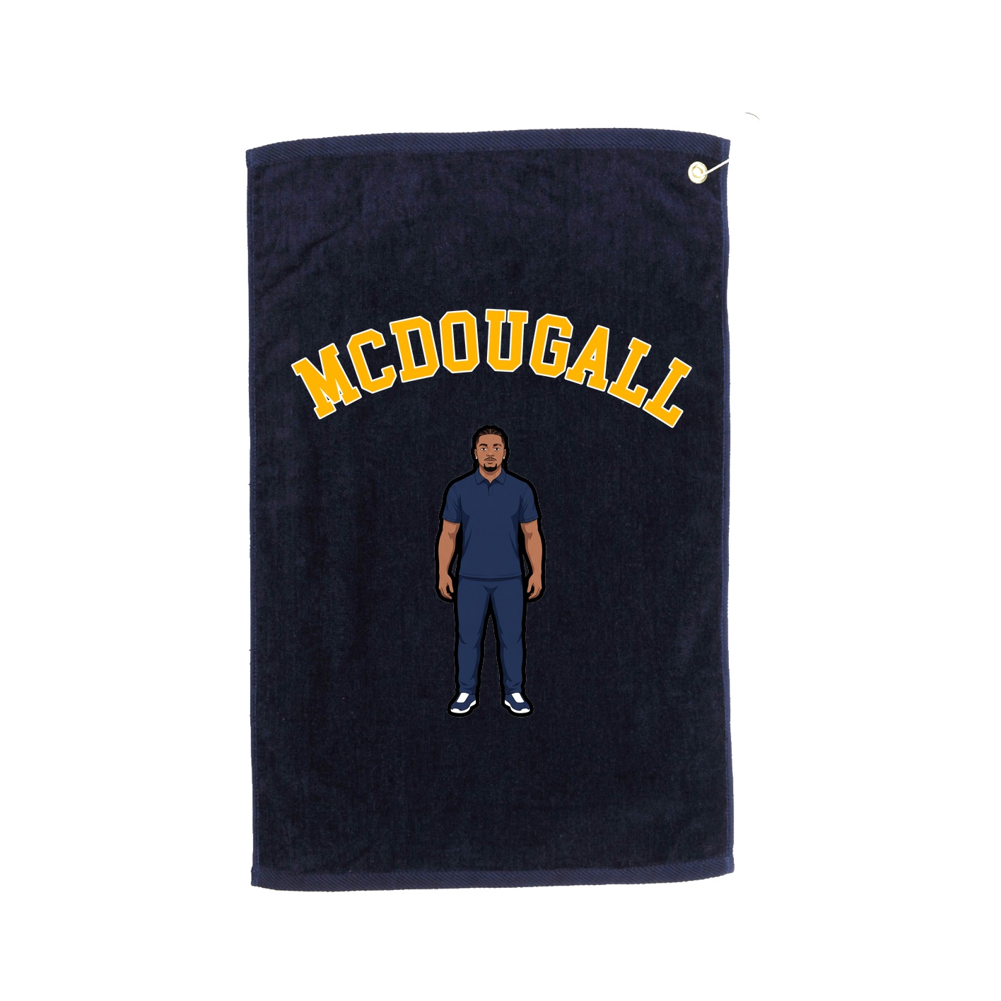 Golf Towel — Shirsey Arch in Navy