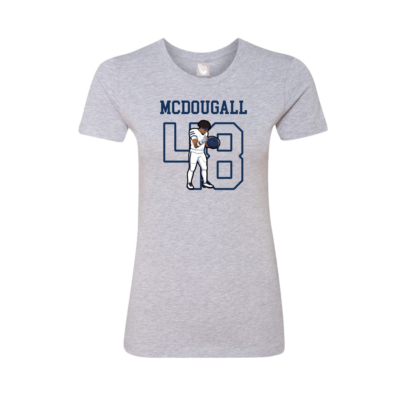 Fitted Women's Tee — Shirsey in Grey