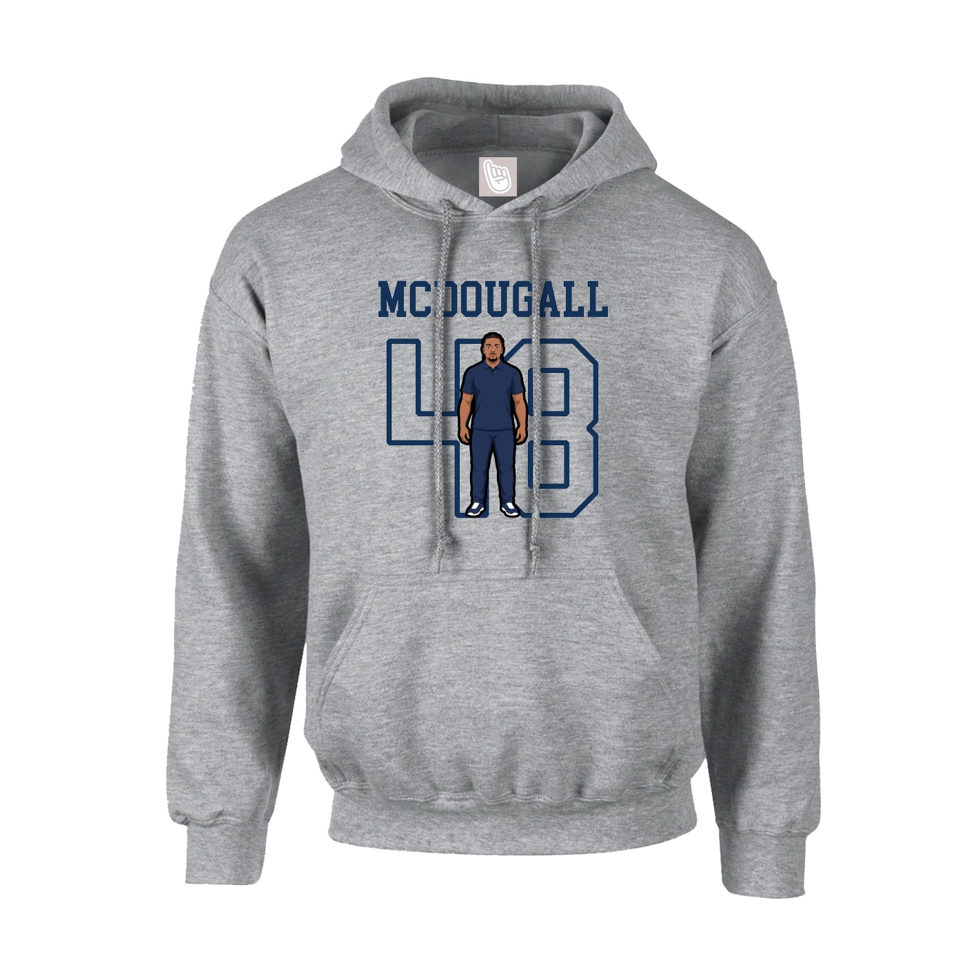 Hoodie — Shirsey in Grey