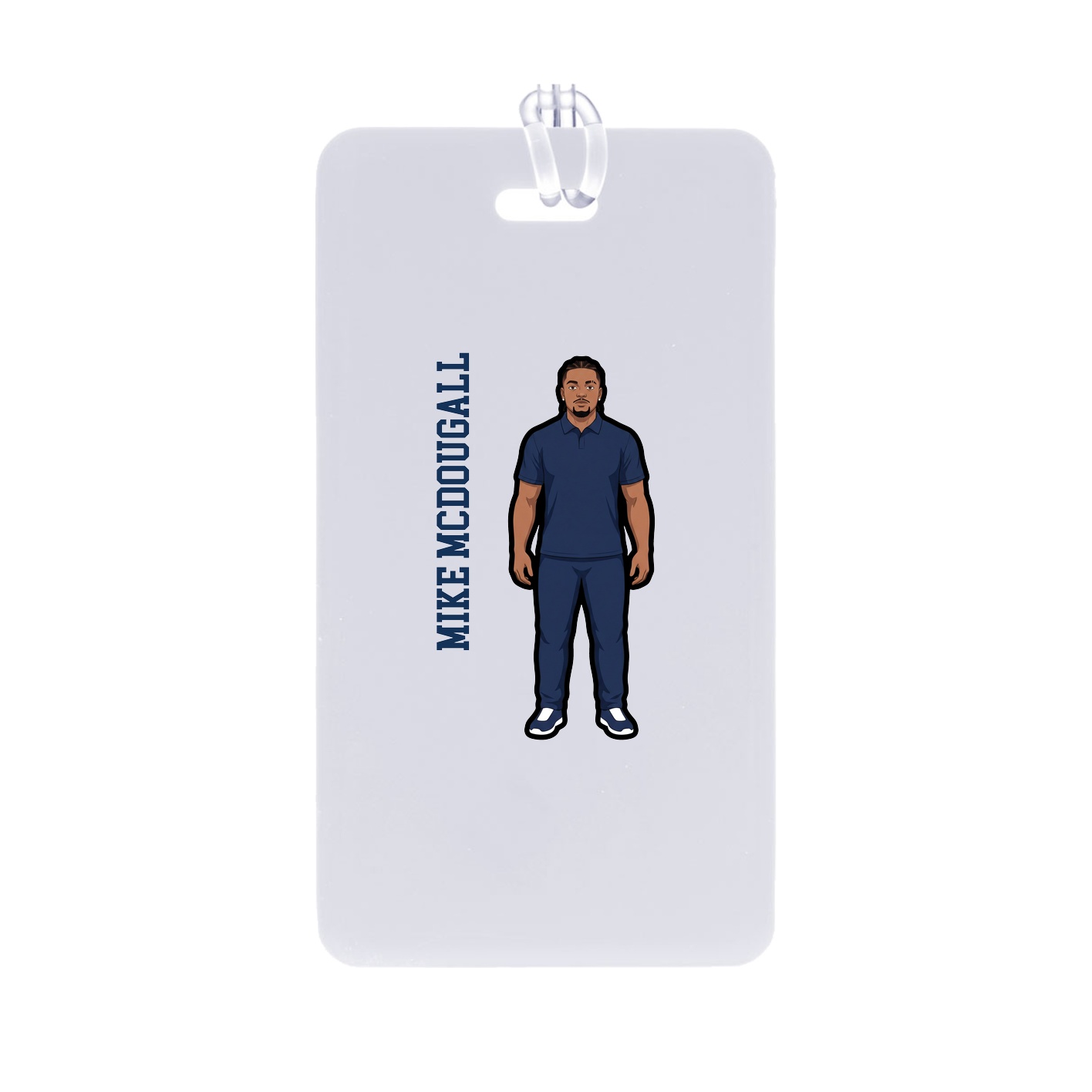 Bag Tag — Name Vertical in Classic