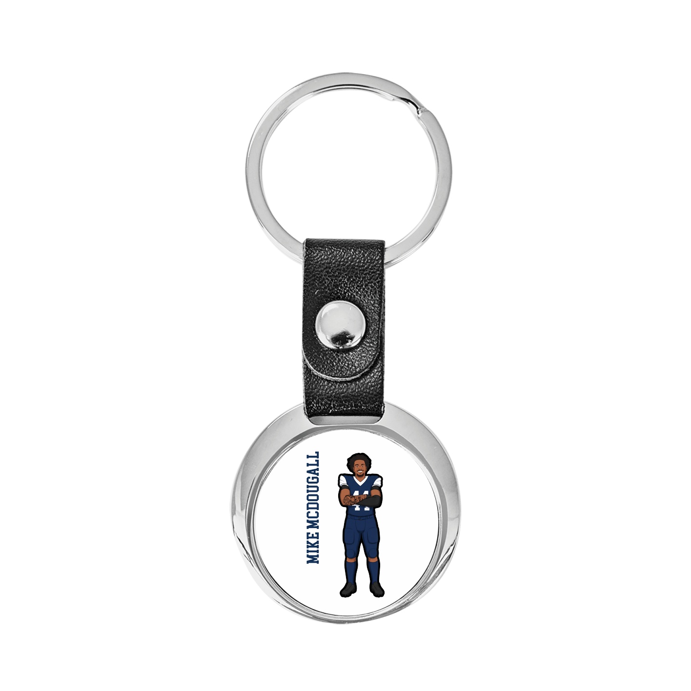 Key Chain — Name Vertical in Classic