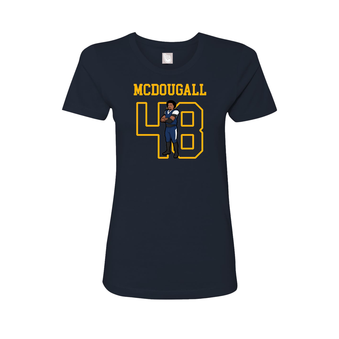 Fitted Women's Tee — Shirsey in Navy