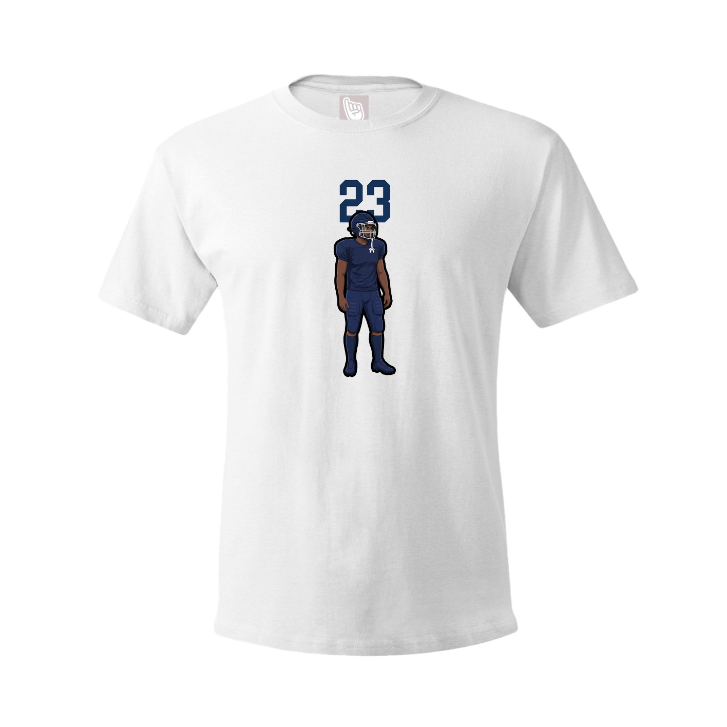 Tee — Number Top in White