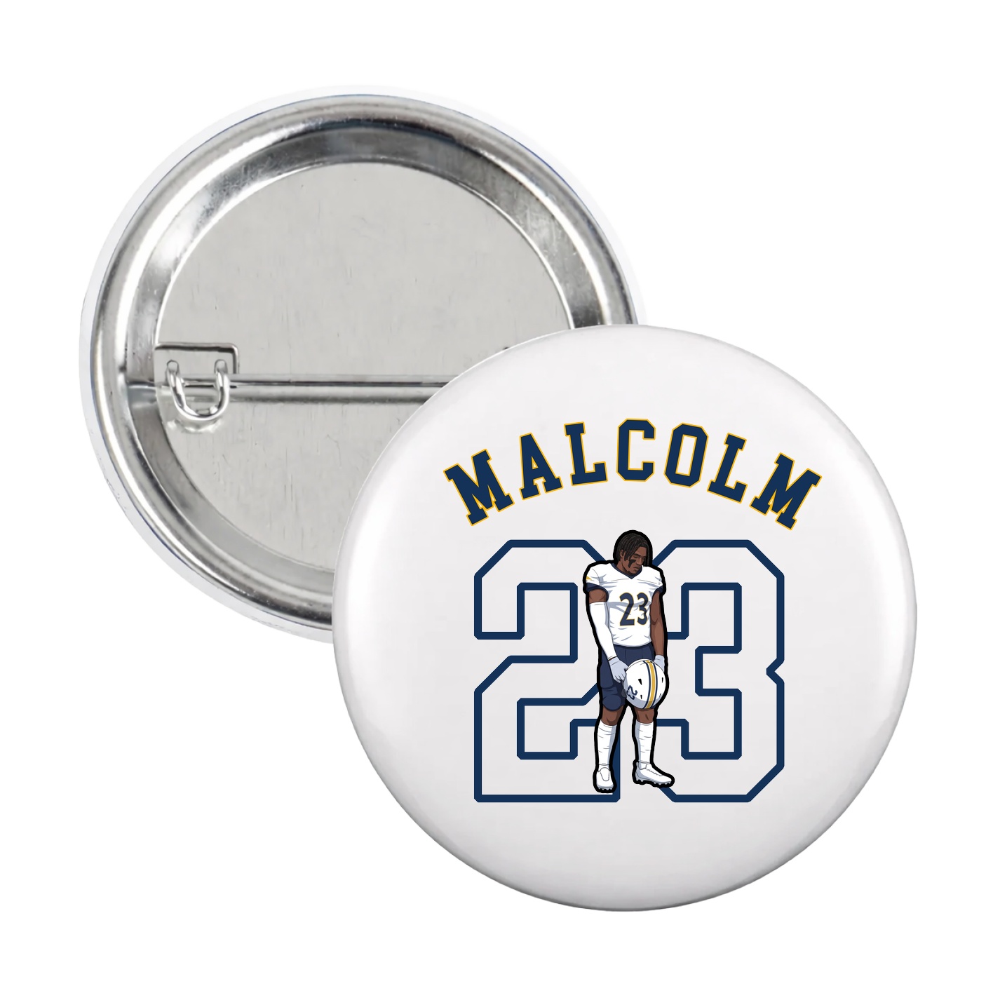 Game Day Button — Shirsey Arch in White
