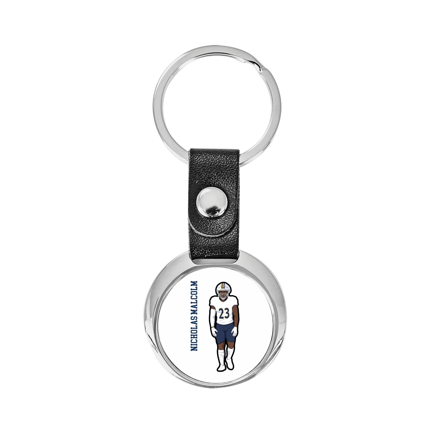 Key Chain — Name Vertical in Classic