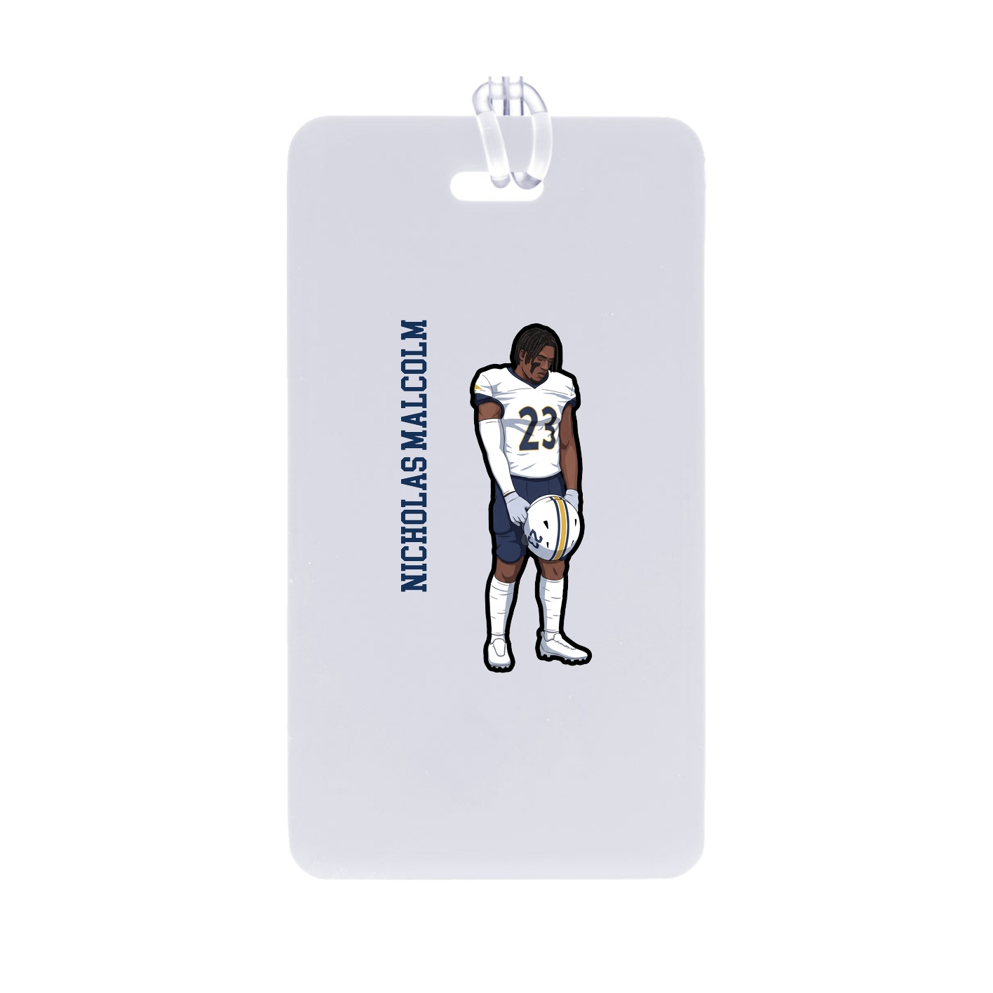 Bag Tag — Name Vertical in Classic