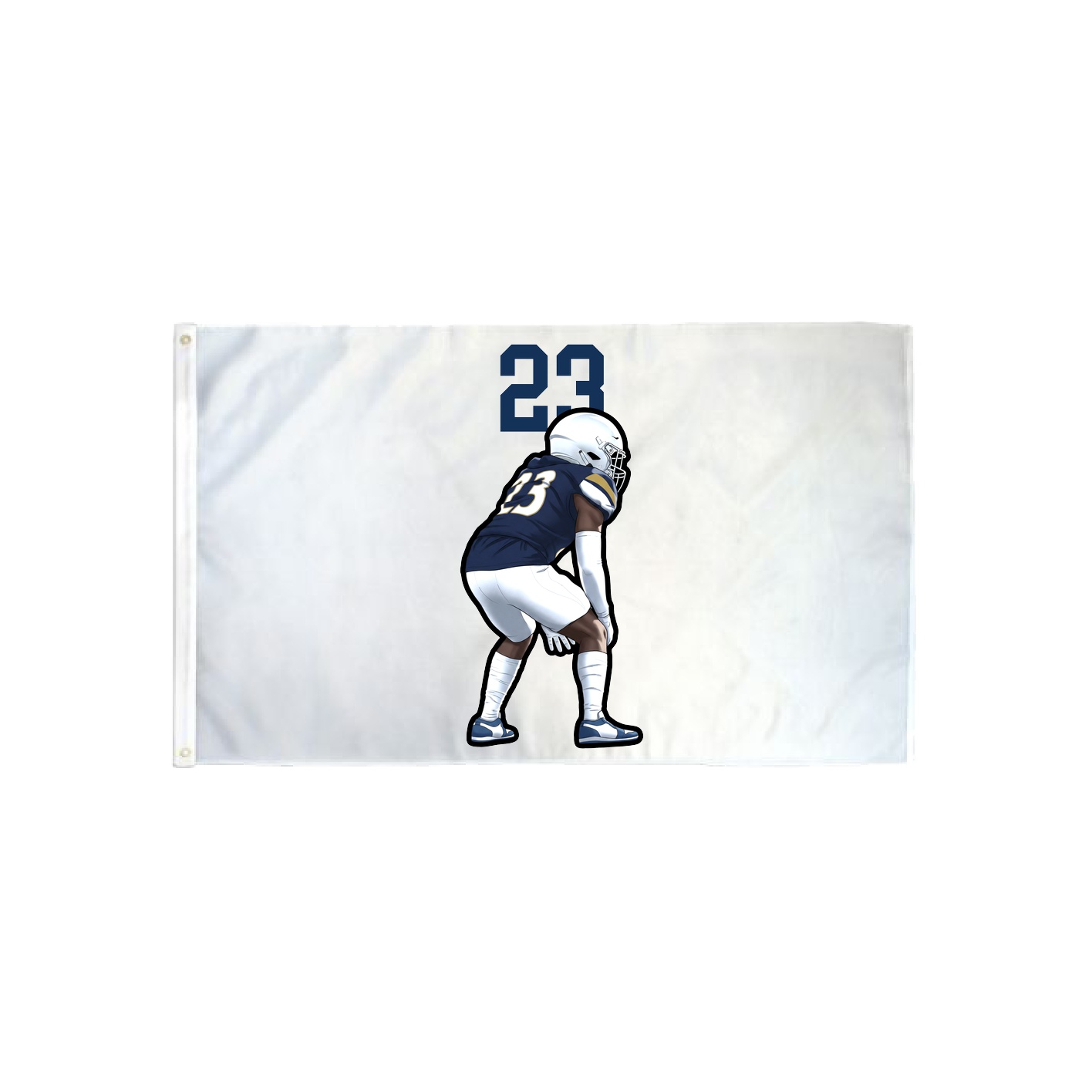 3x5 Flag — Number Top in Classic