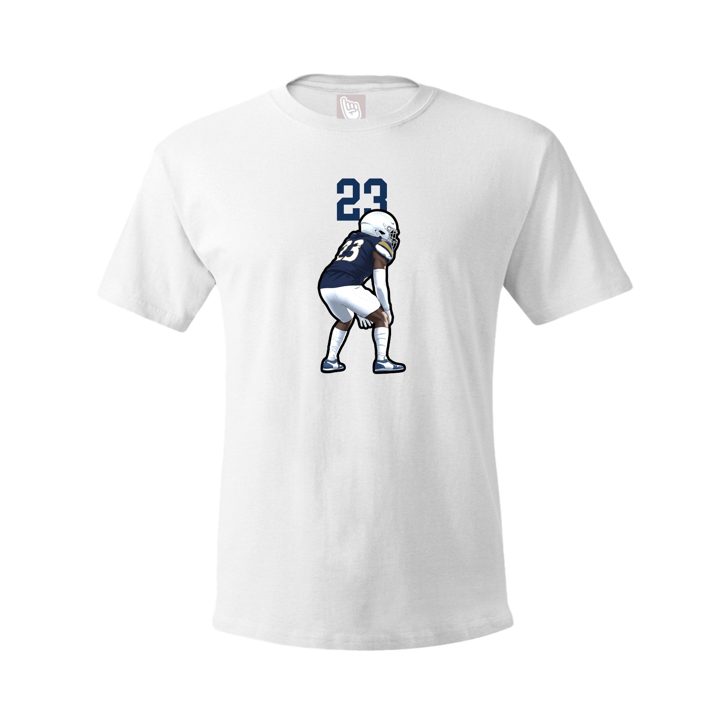 Tee — Number Top in White