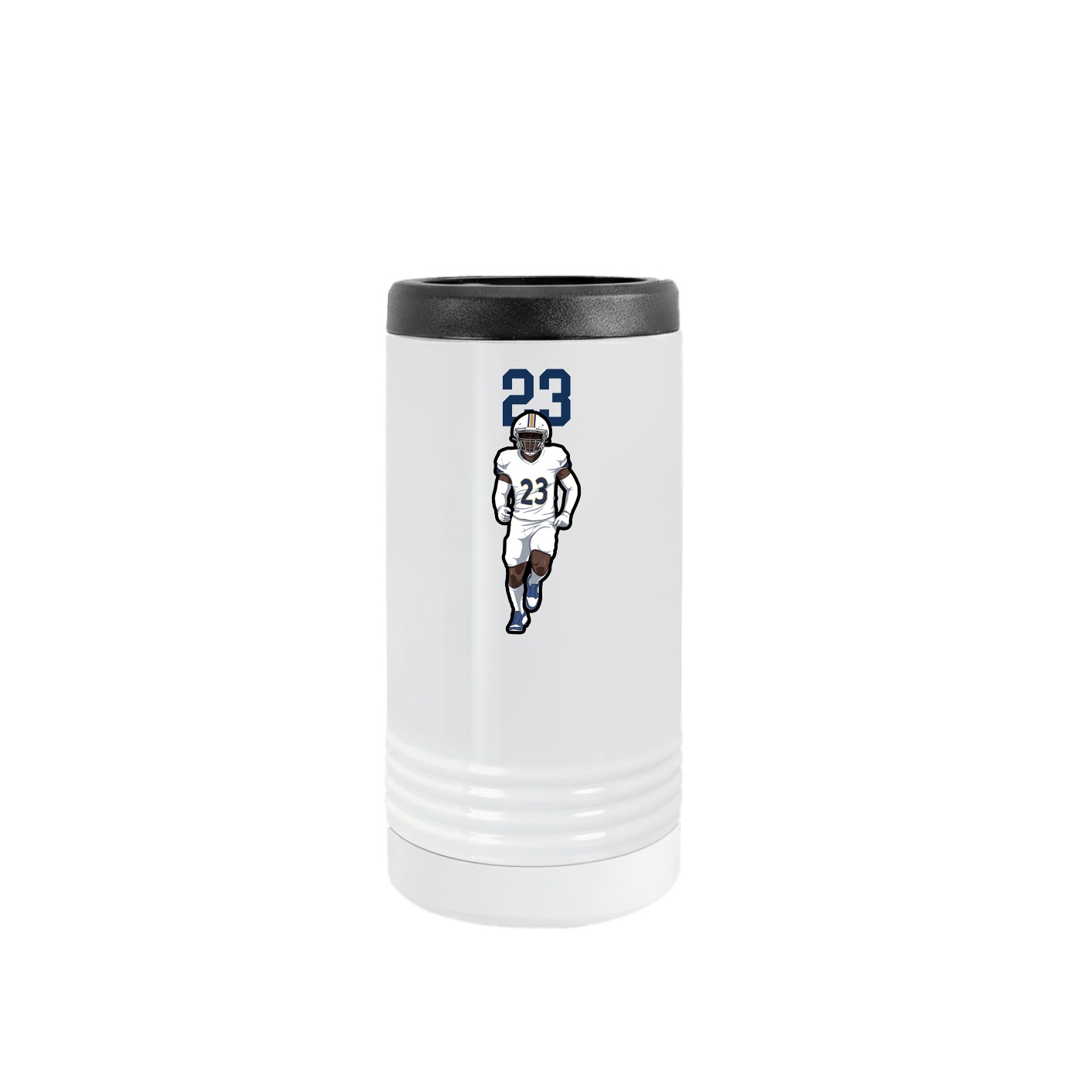 Slim Beverage Holder — Number Top in White