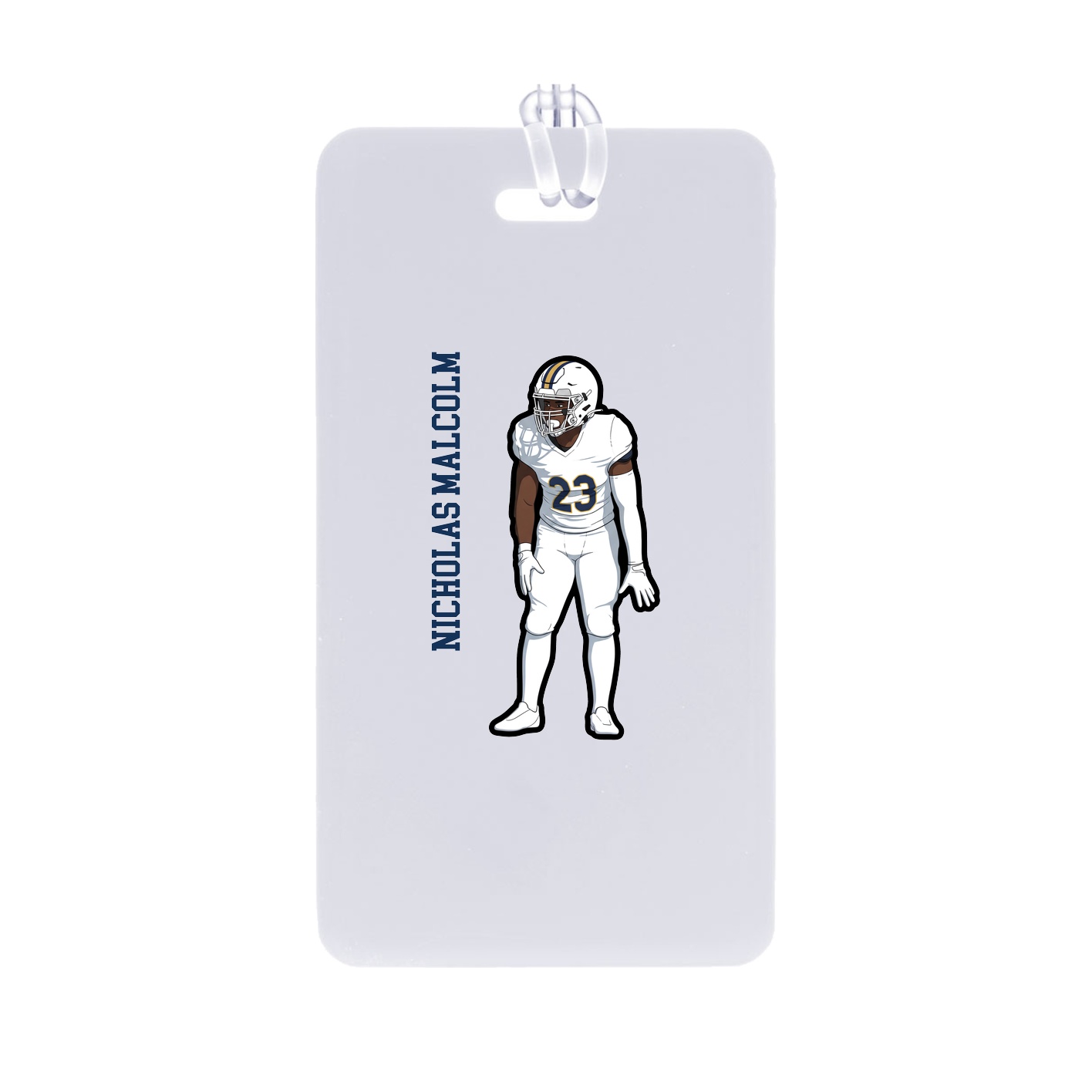 Bag Tag — Name Vertical in Classic
