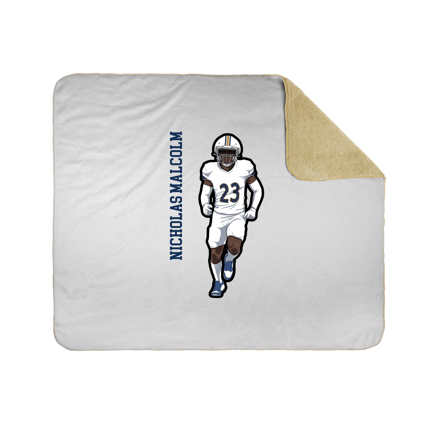 50x60 Sherpa Lined Throw Blanket