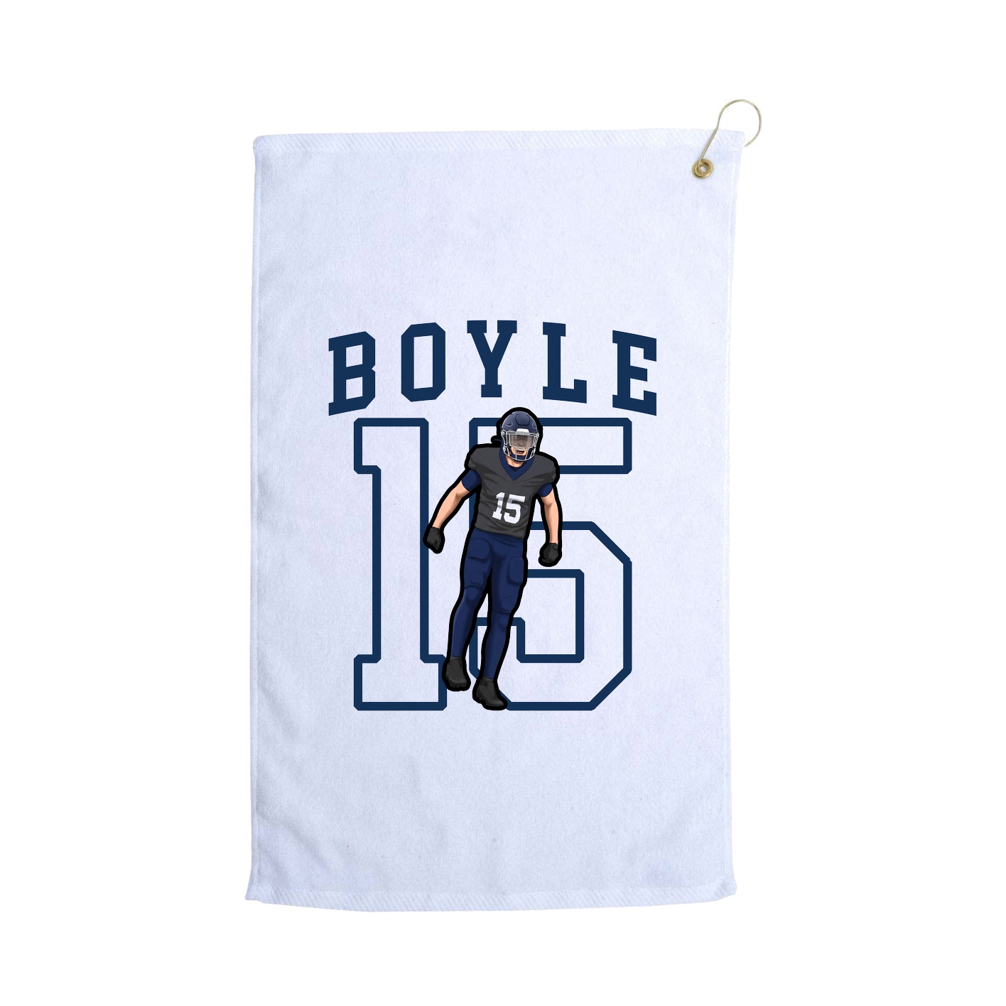 Golf Towel — Shirsey in White