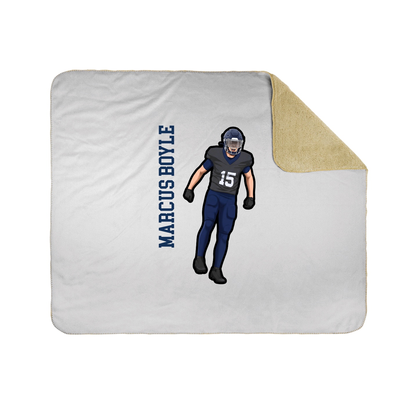 50x60 Sherpa Lined Throw Blanket