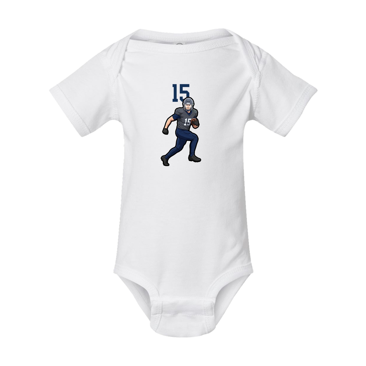Baby Onesie — Number Top in White