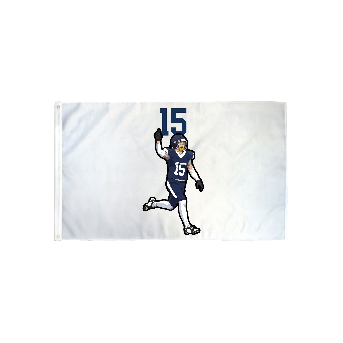 3x5 Flag — Number Top in Classic