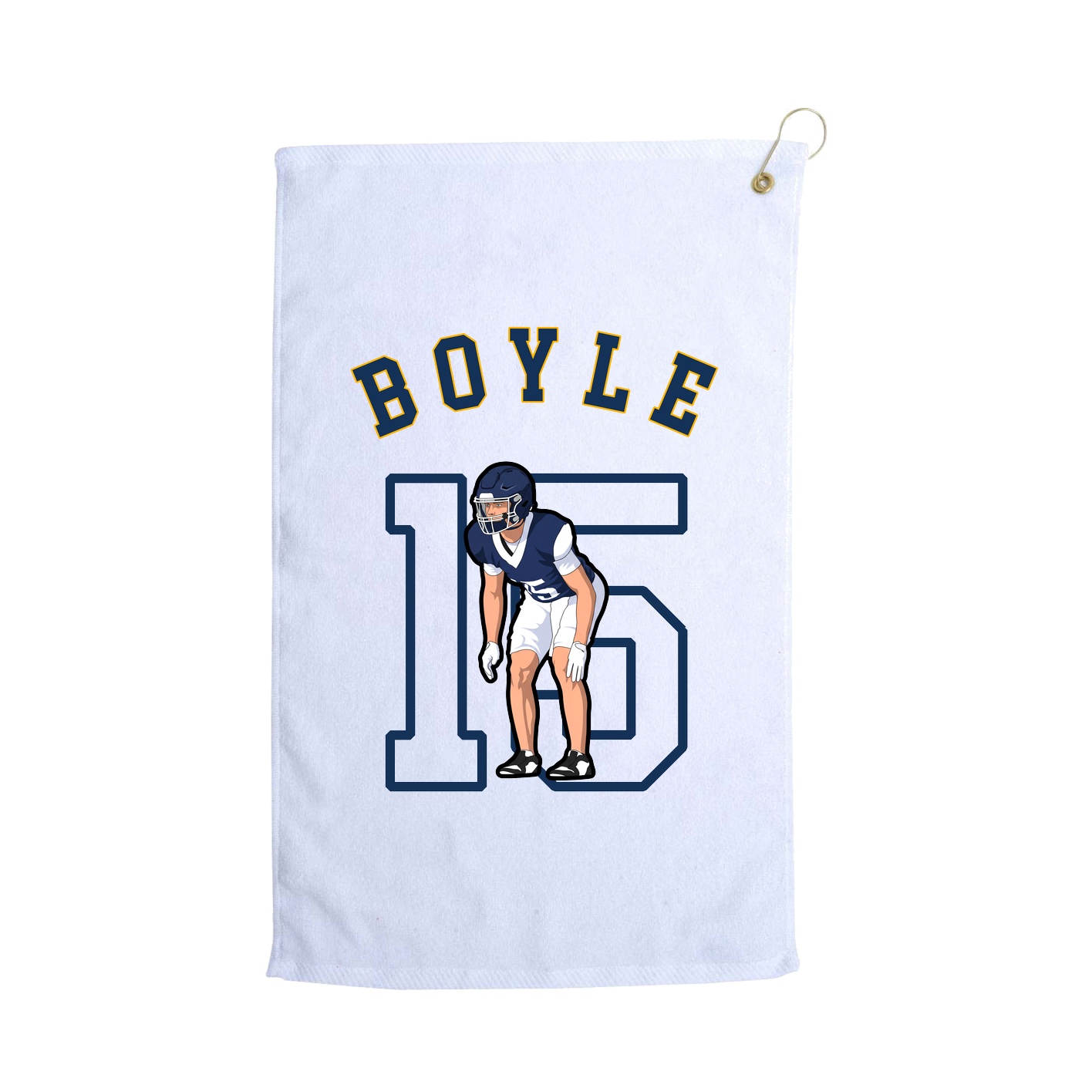 Golf Towel — Shirsey Arch in White