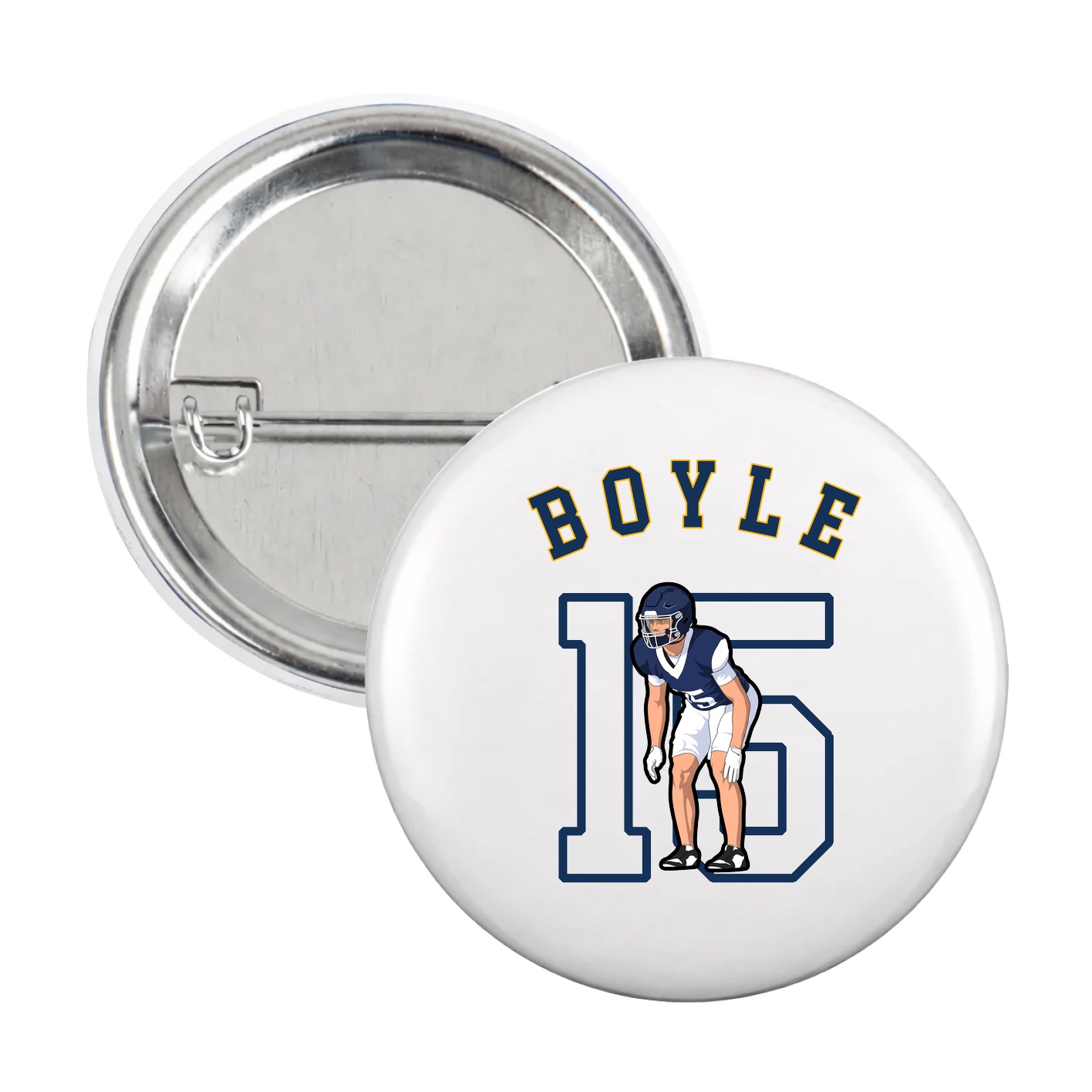 Game Day Button — Shirsey Arch in White