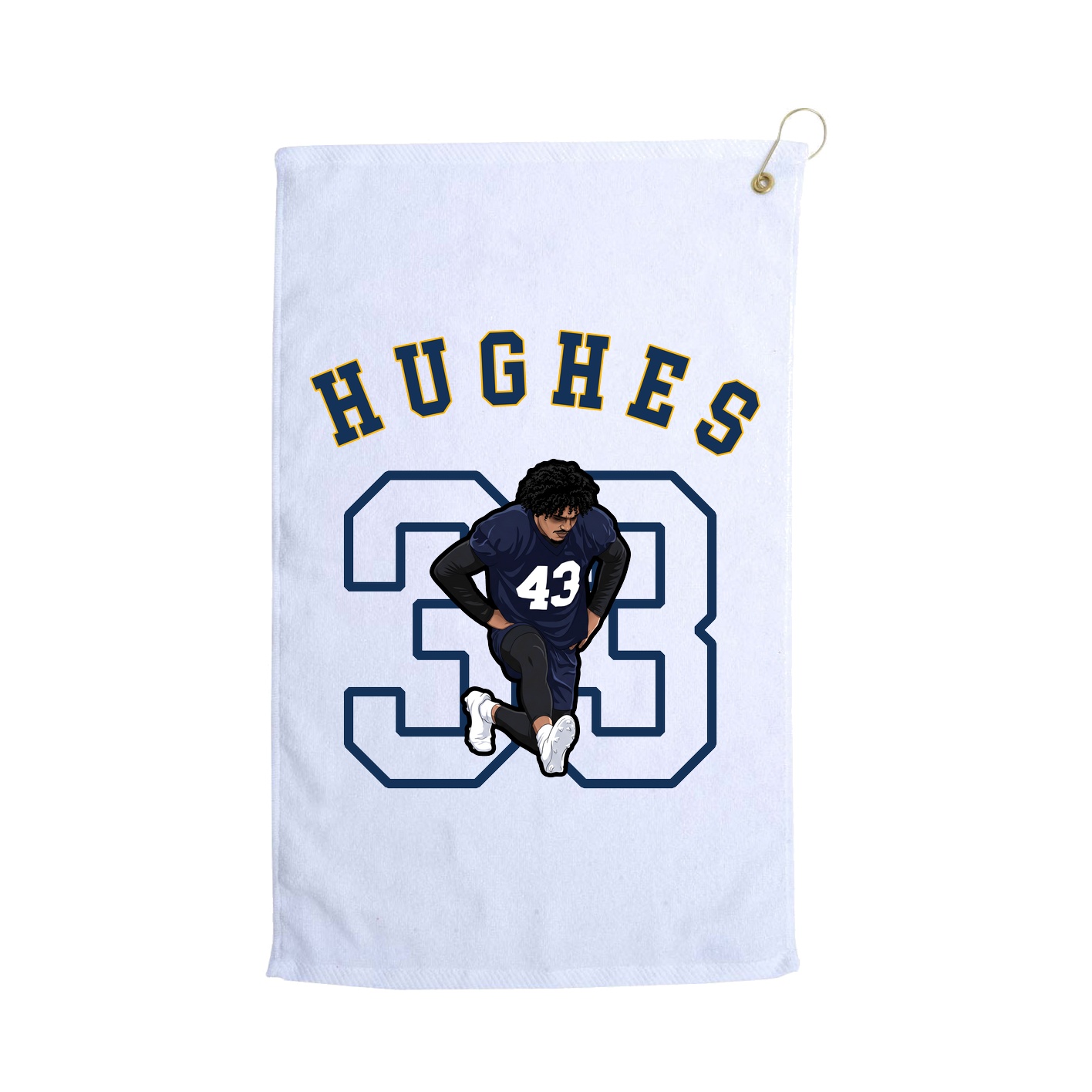 Golf Towel — Shirsey Arch in White