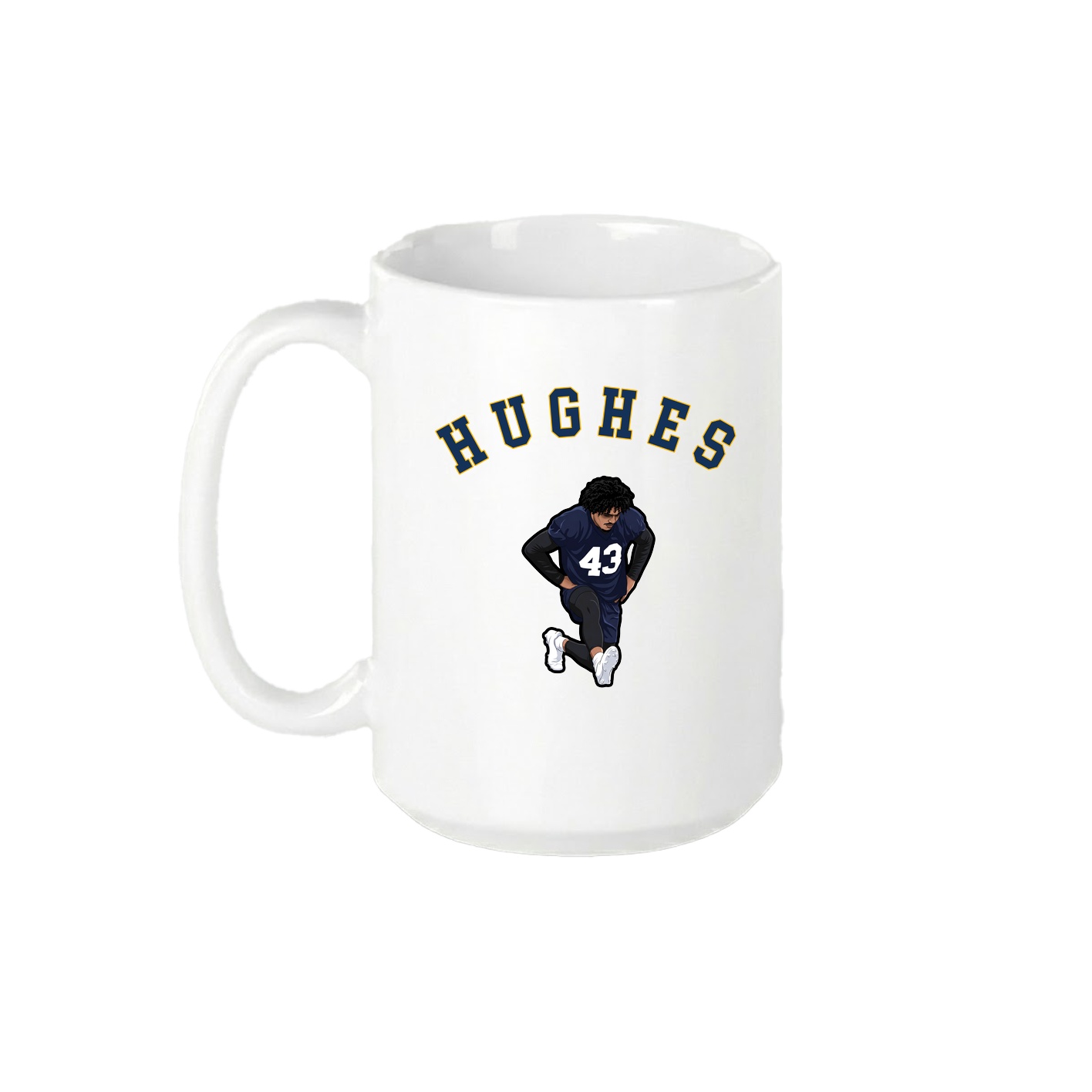 15oz Coffee Mug — Shirsey Arch in White