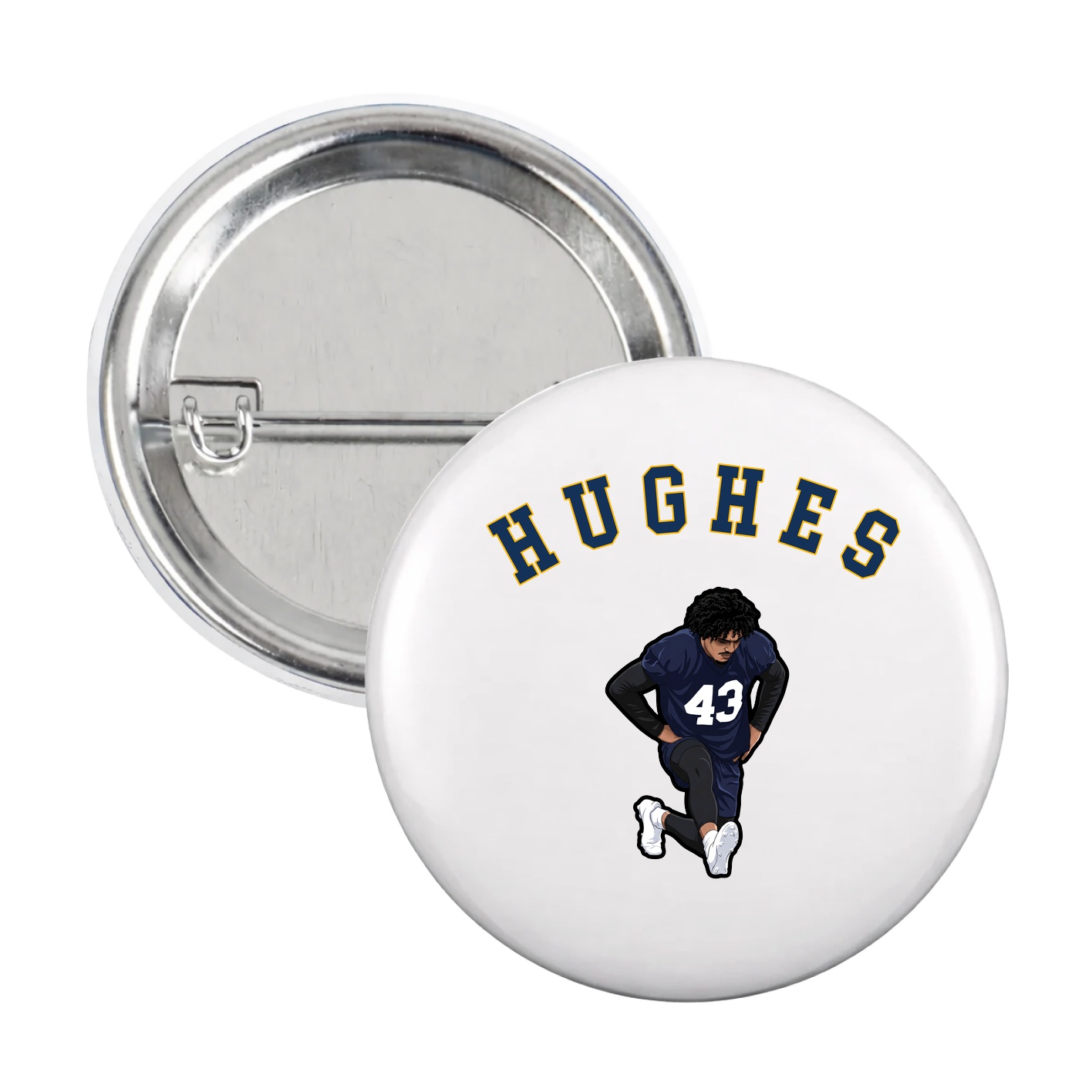 Game Day Button — Shirsey Arch in White
