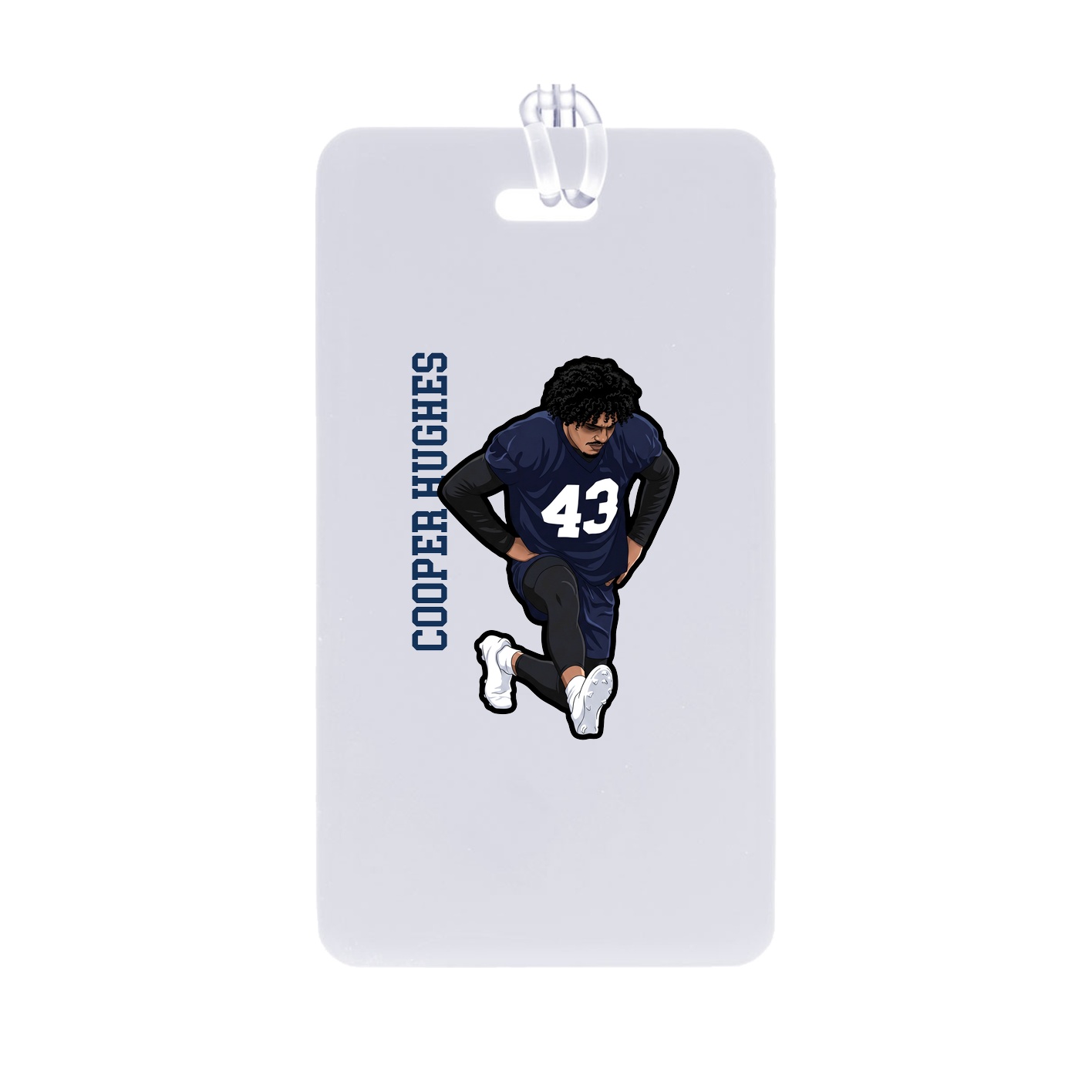 Bag Tag — Name Vertical in Classic