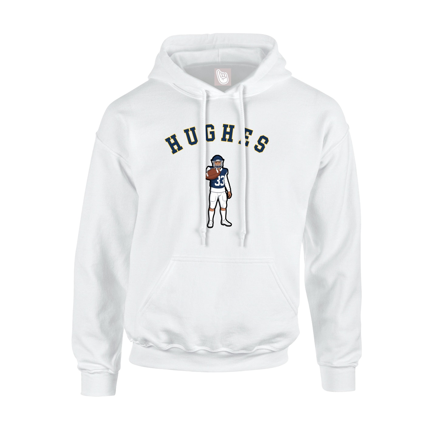 Hoodie — Shirsey Arch in White