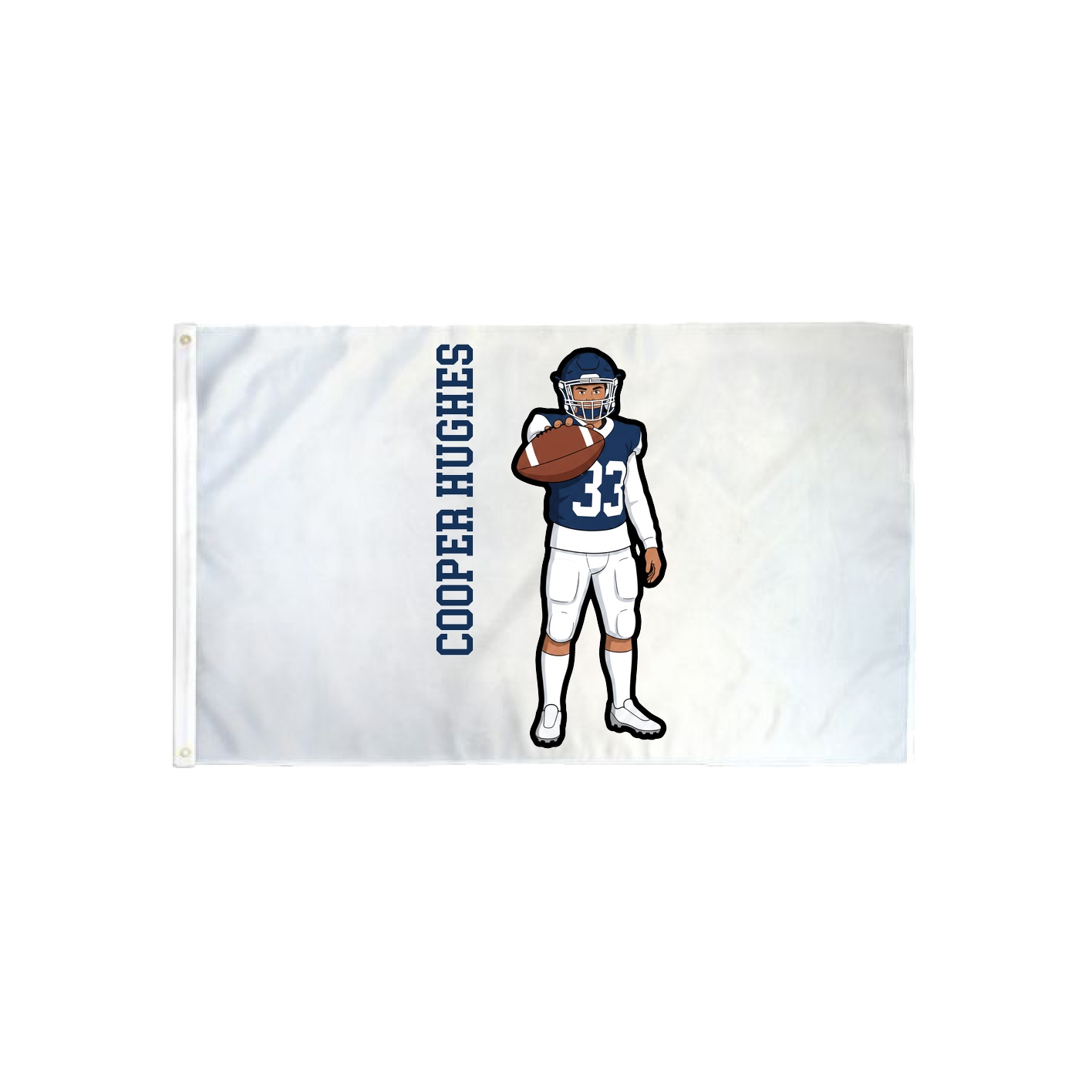 3x5 Flag — Name Vertical in Classic