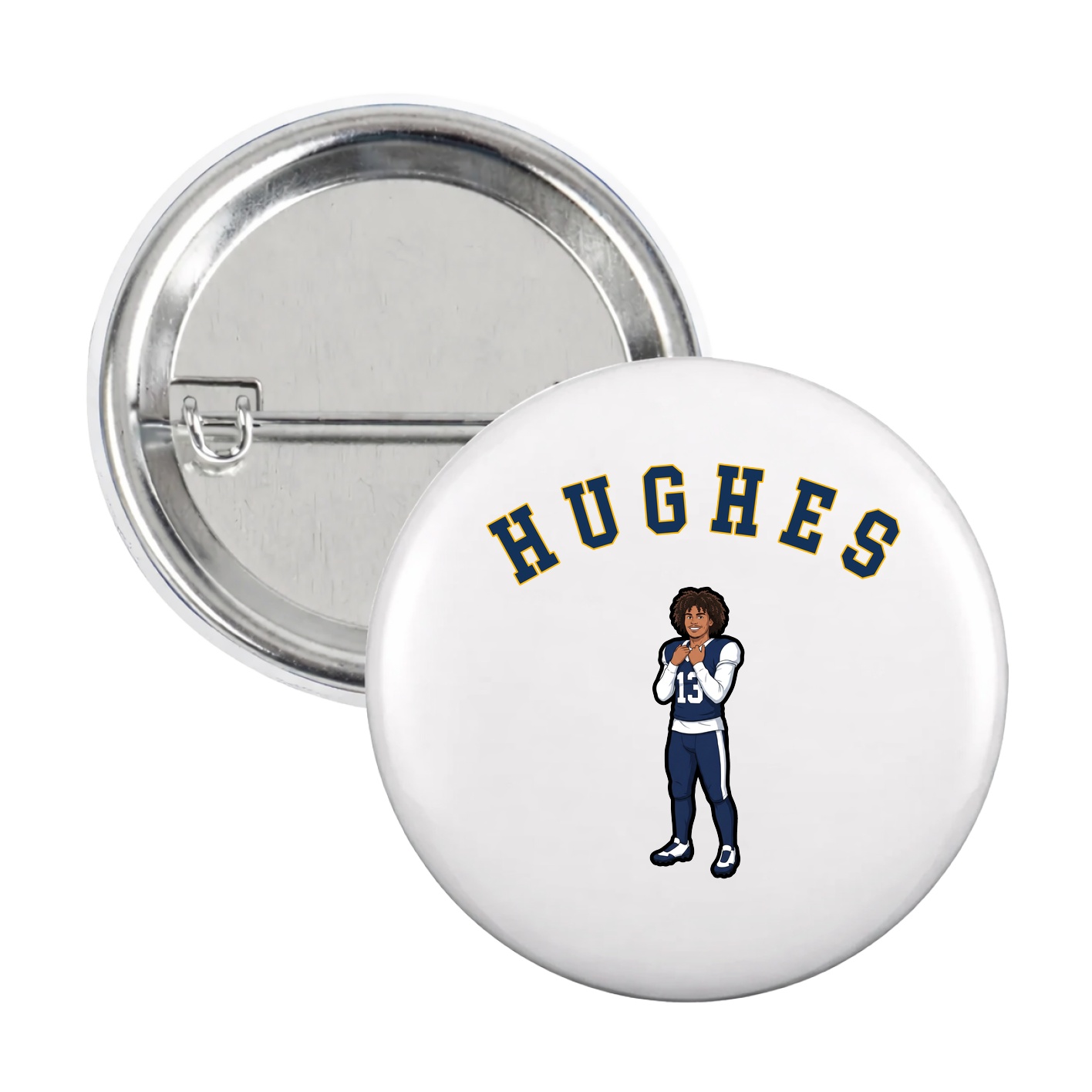 Game Day Button — Shirsey Arch in White