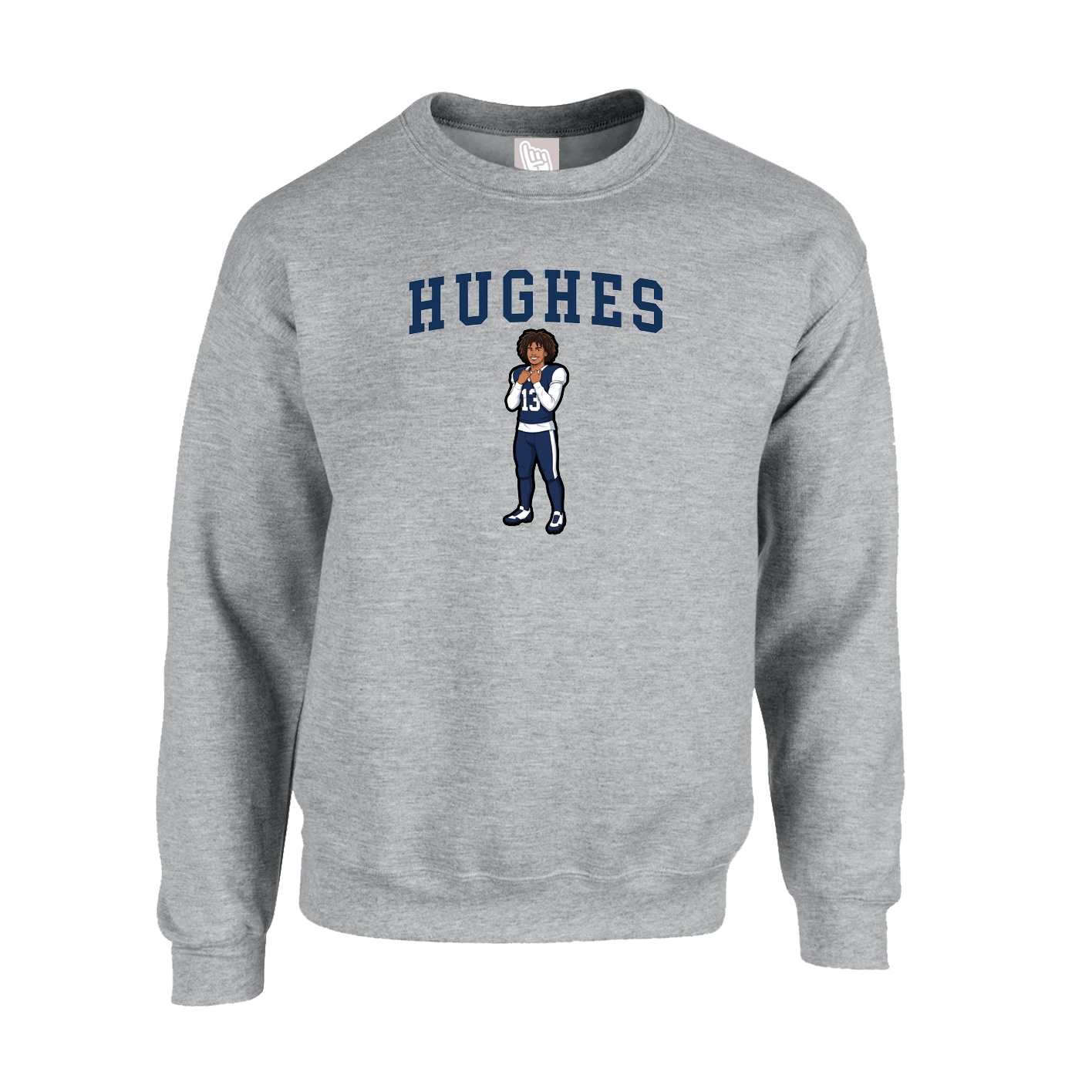 Fleece Crew — Shirsey in Grey