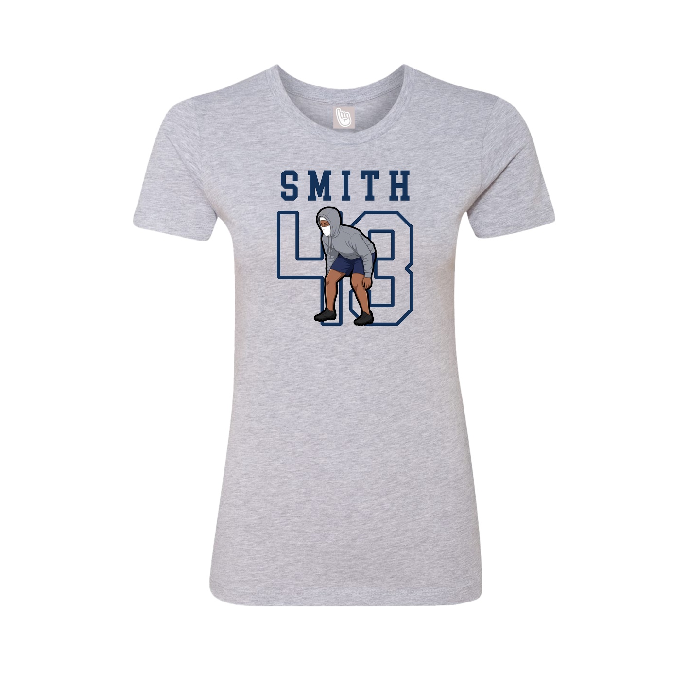 Fitted Women's Tee — Shirsey in Grey