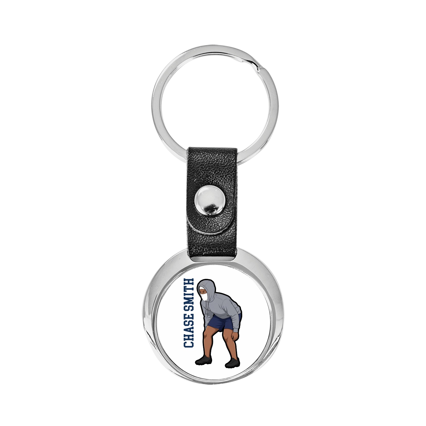 Key Chain — Name Vertical in Classic