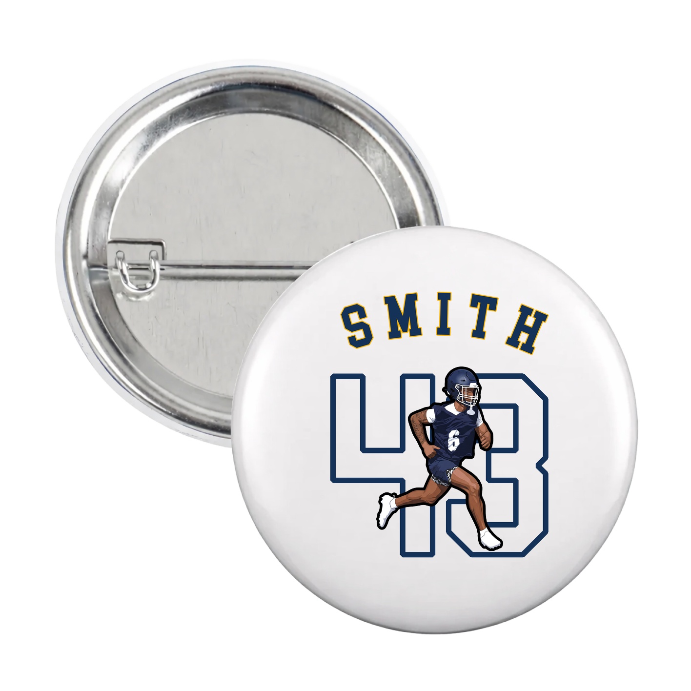 Game Day Button — Shirsey Arch in White