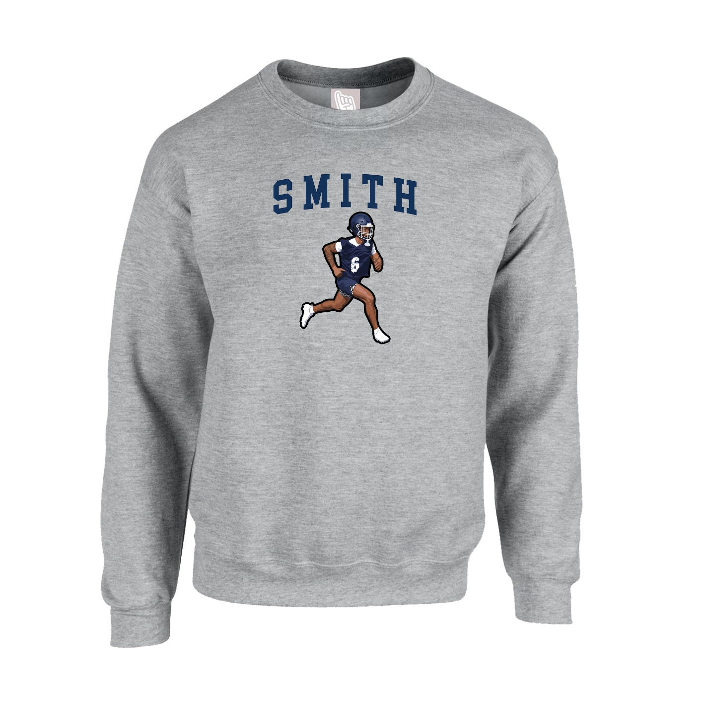 Fleece Crew — Shirsey in Grey