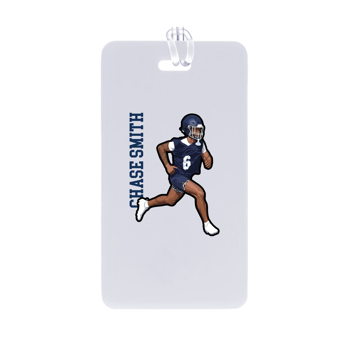 Bag Tag — Name Vertical in Classic