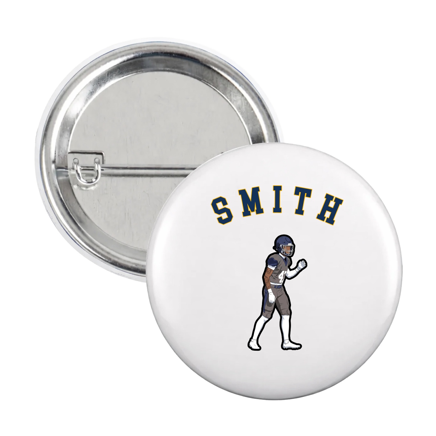Game Day Button — Shirsey Arch in White