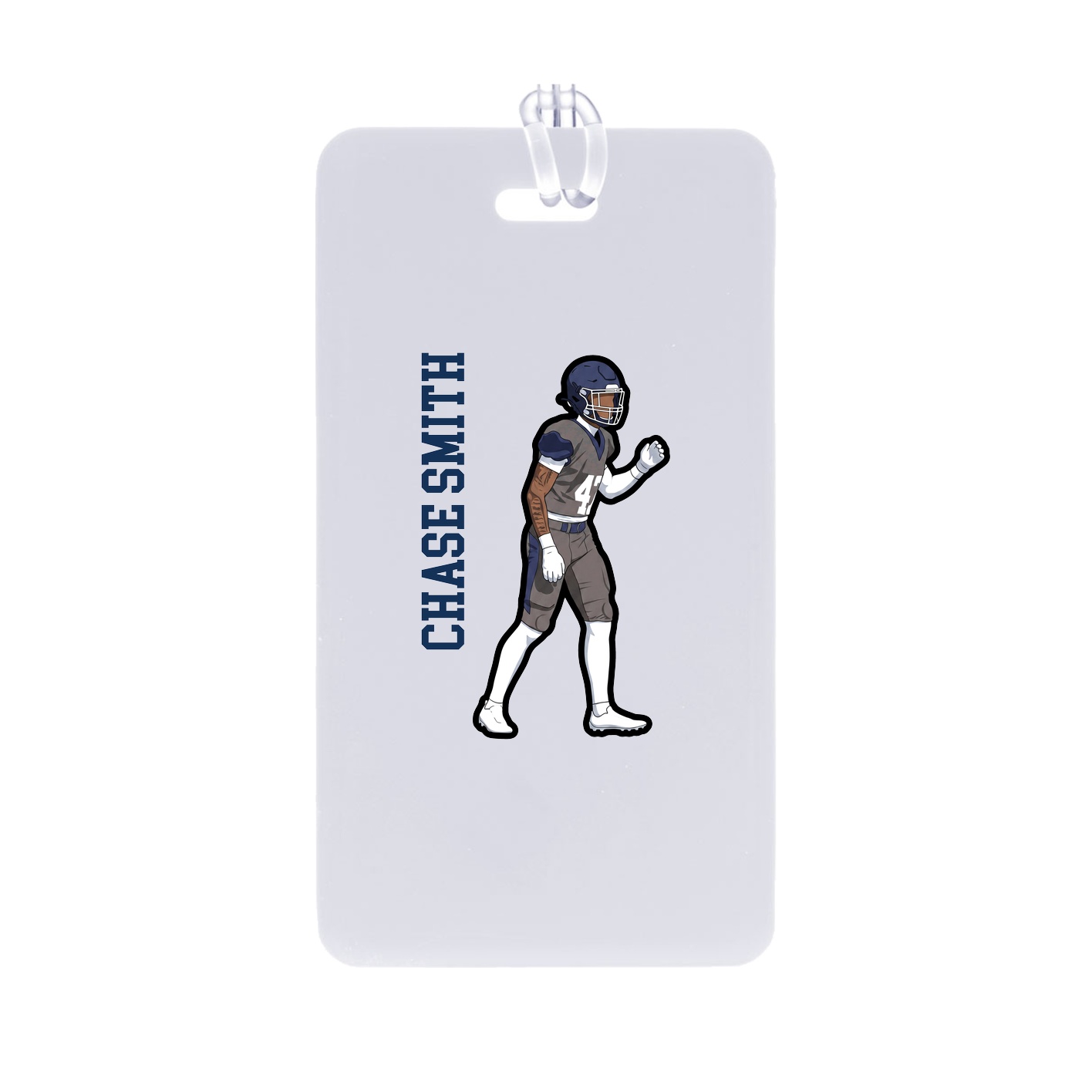 Bag Tag — Name Vertical in Classic