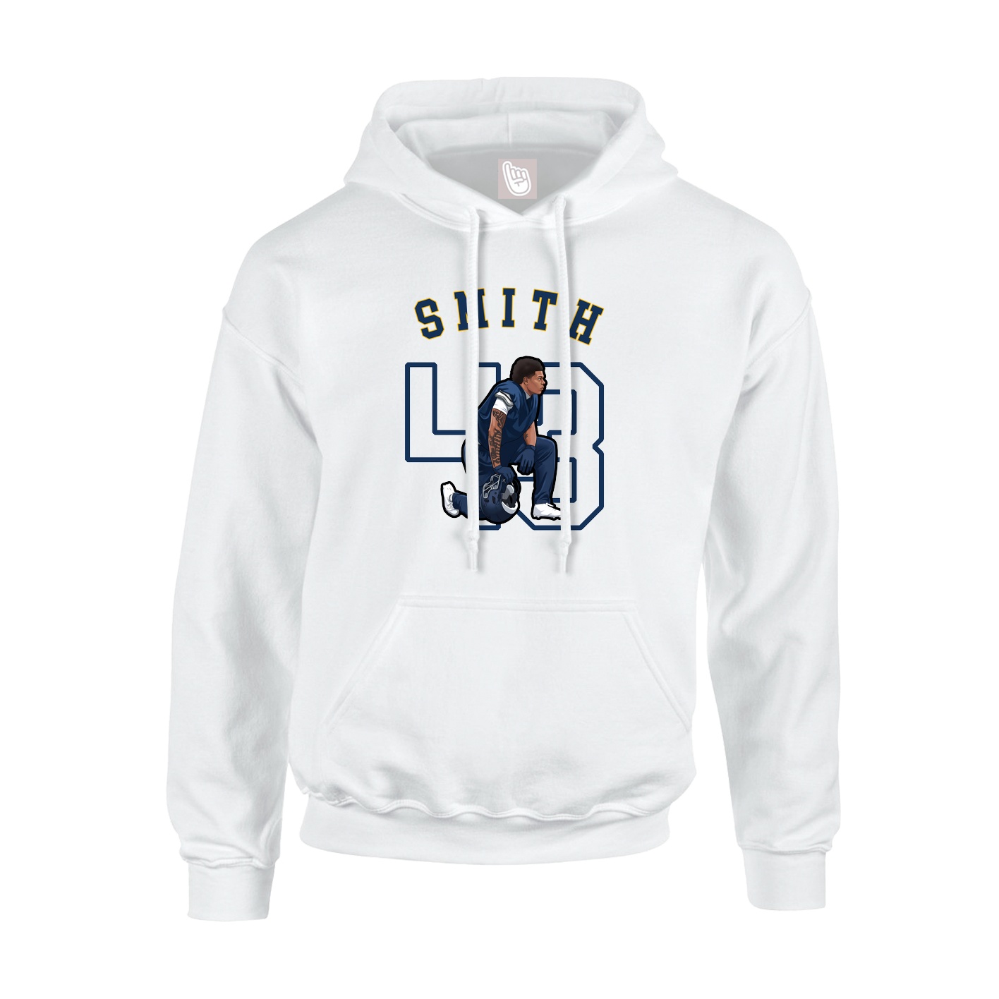 Youth Hoodie — Shirsey Arch in White