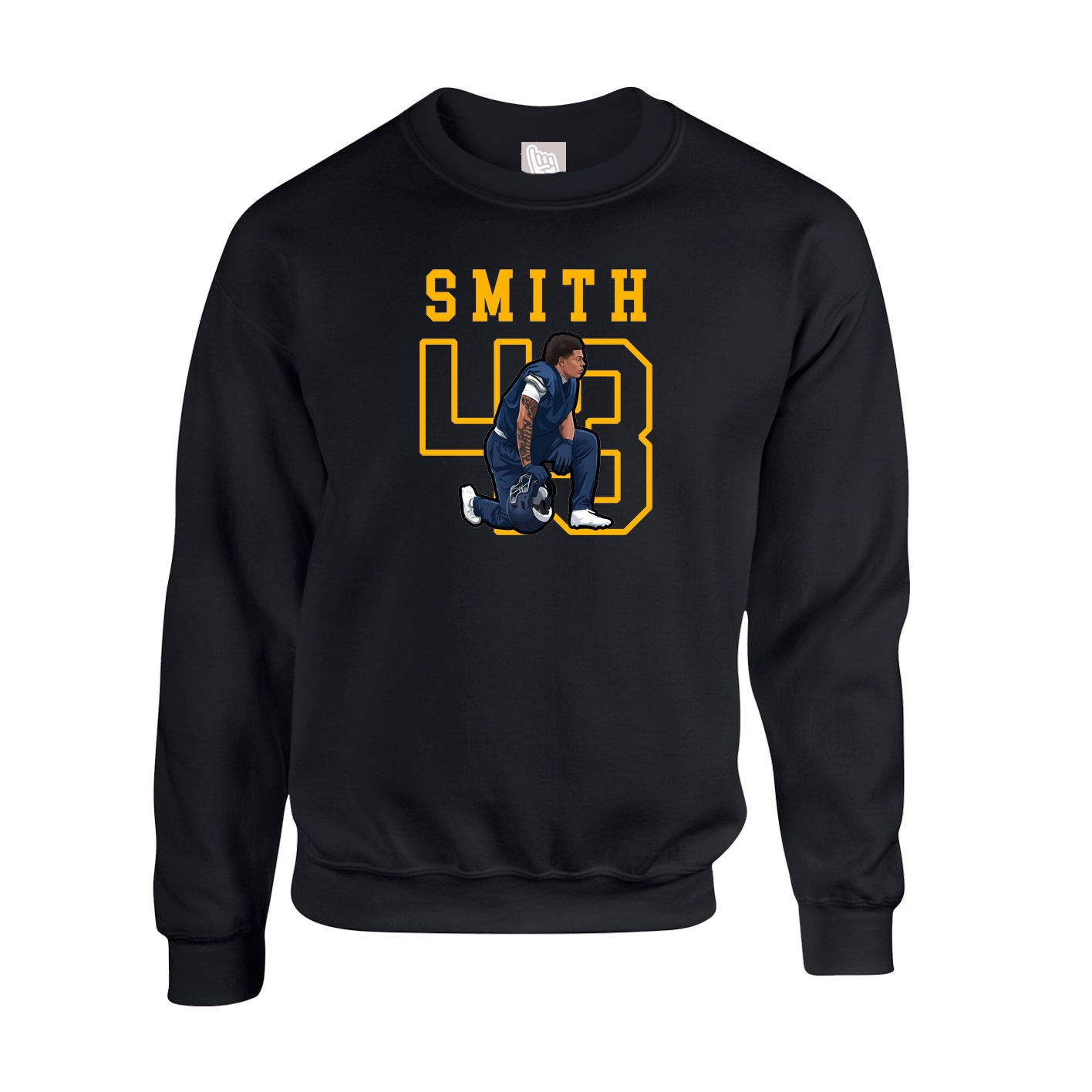 Fleece Crew — Shirsey in Black