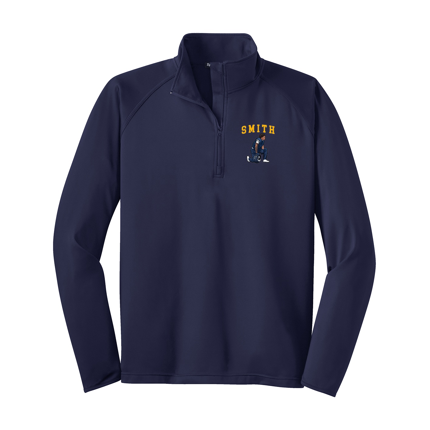 Q-Zip Pullover — Shirsey in Navy
