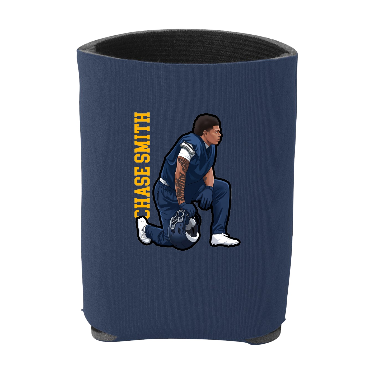 Can Holder — Name Vertical in Navy