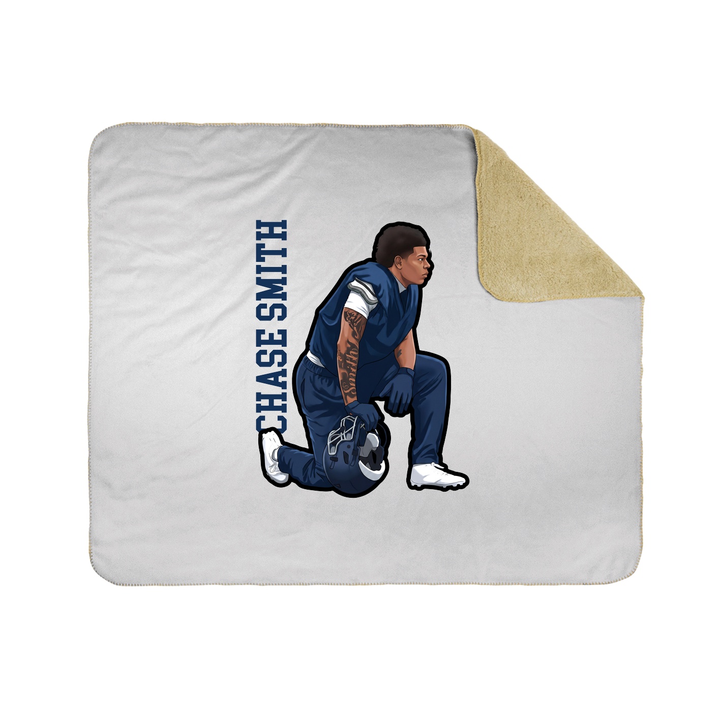 50x60 Sherpa Lined Throw Blanket