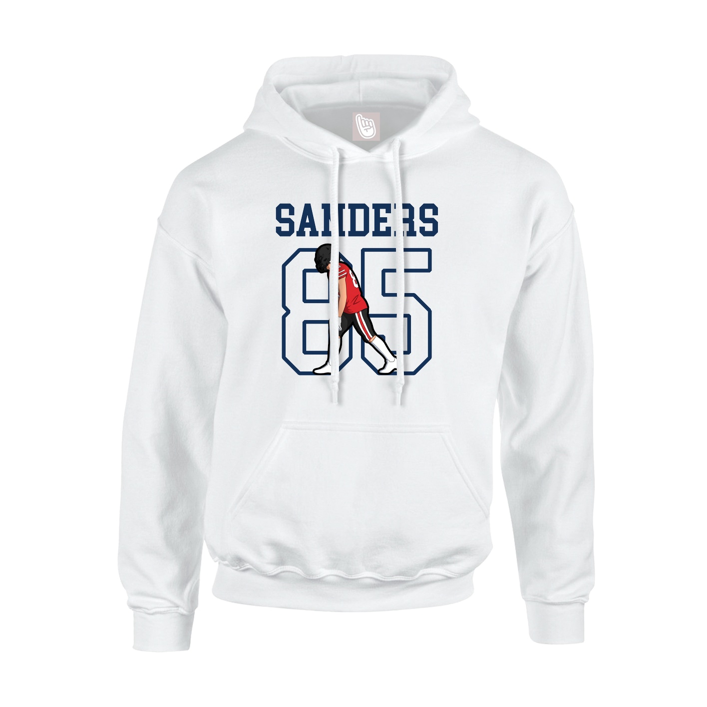 Hoodie — Shirsey in White