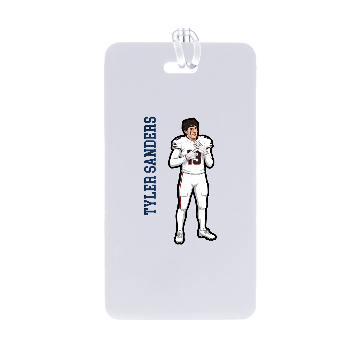 Bag Tag — Name Vertical in Classic