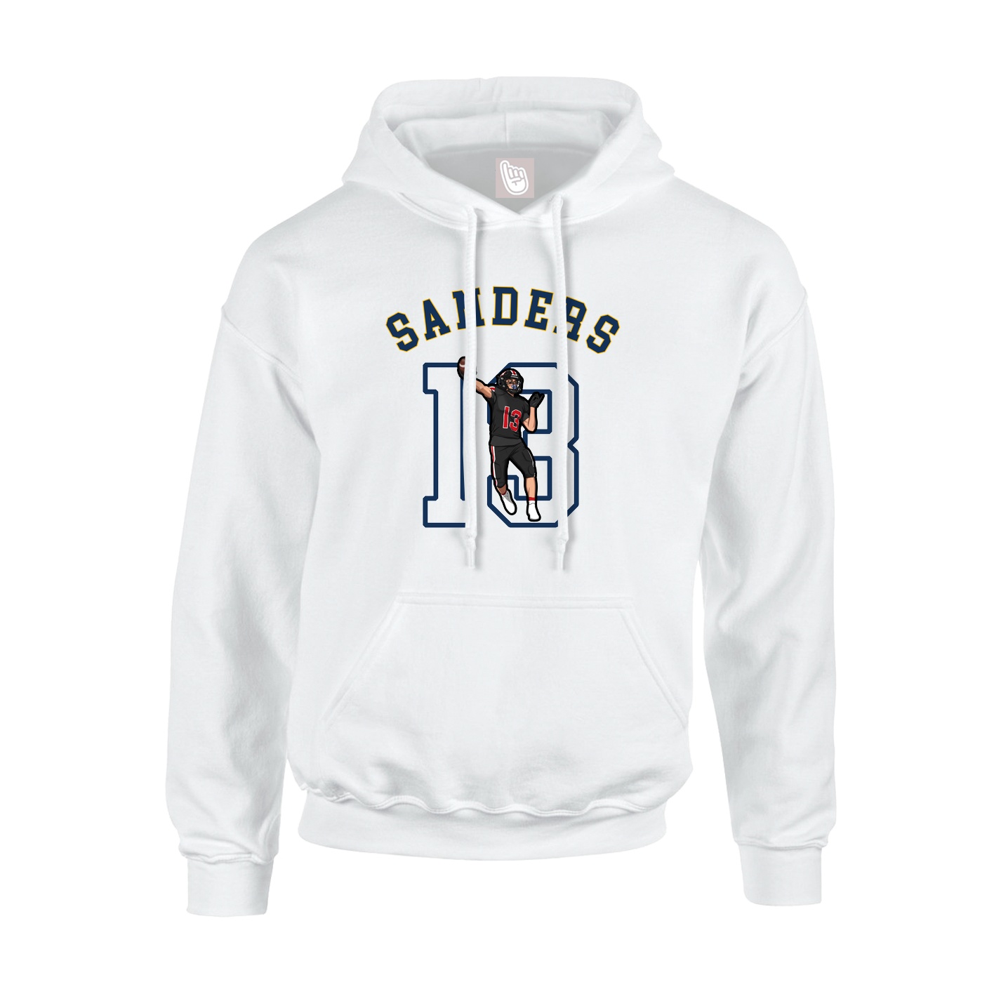 Hoodie — Shirsey Arch in White