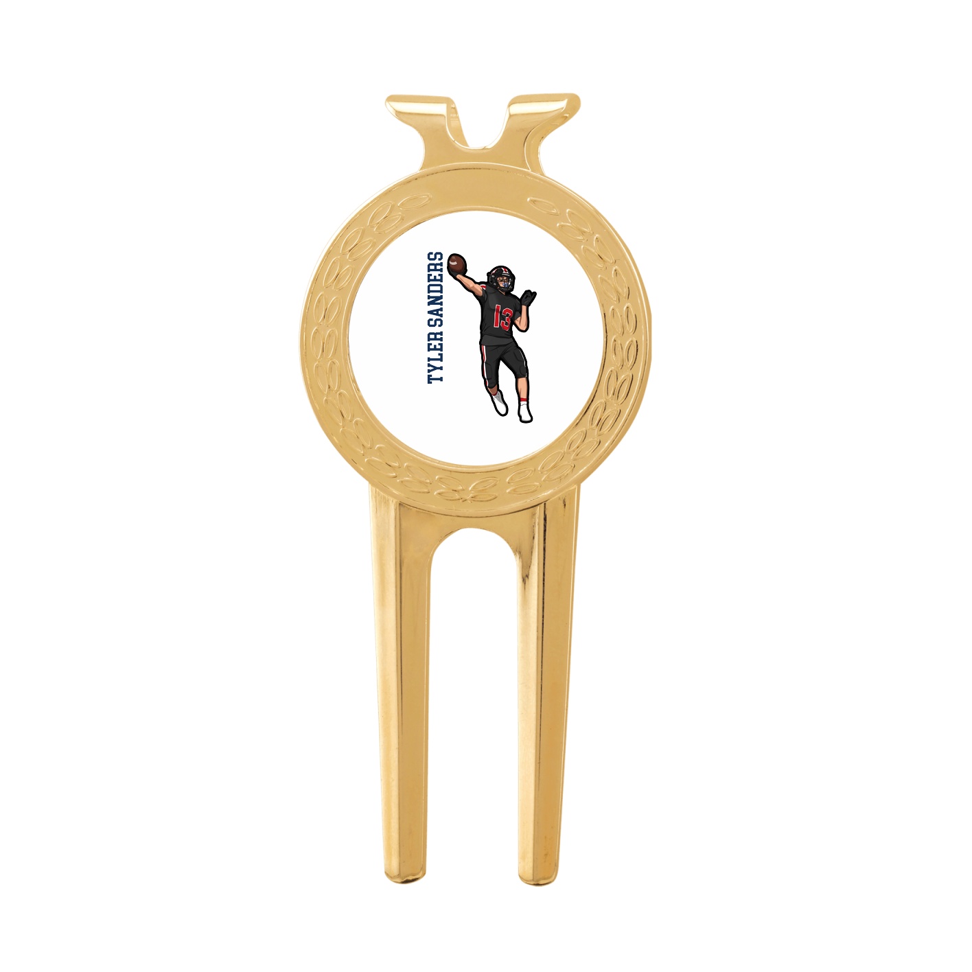 Divot Tool with Ball Marker — Name Vertical in Classic