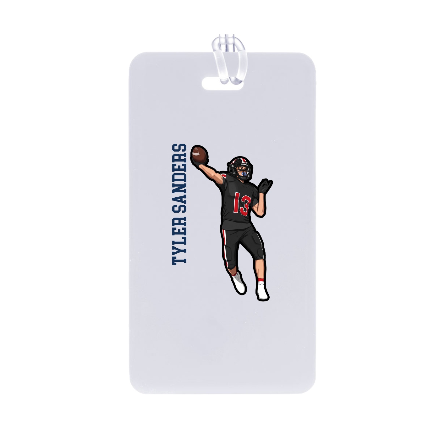 Bag Tag — Name Vertical in Classic