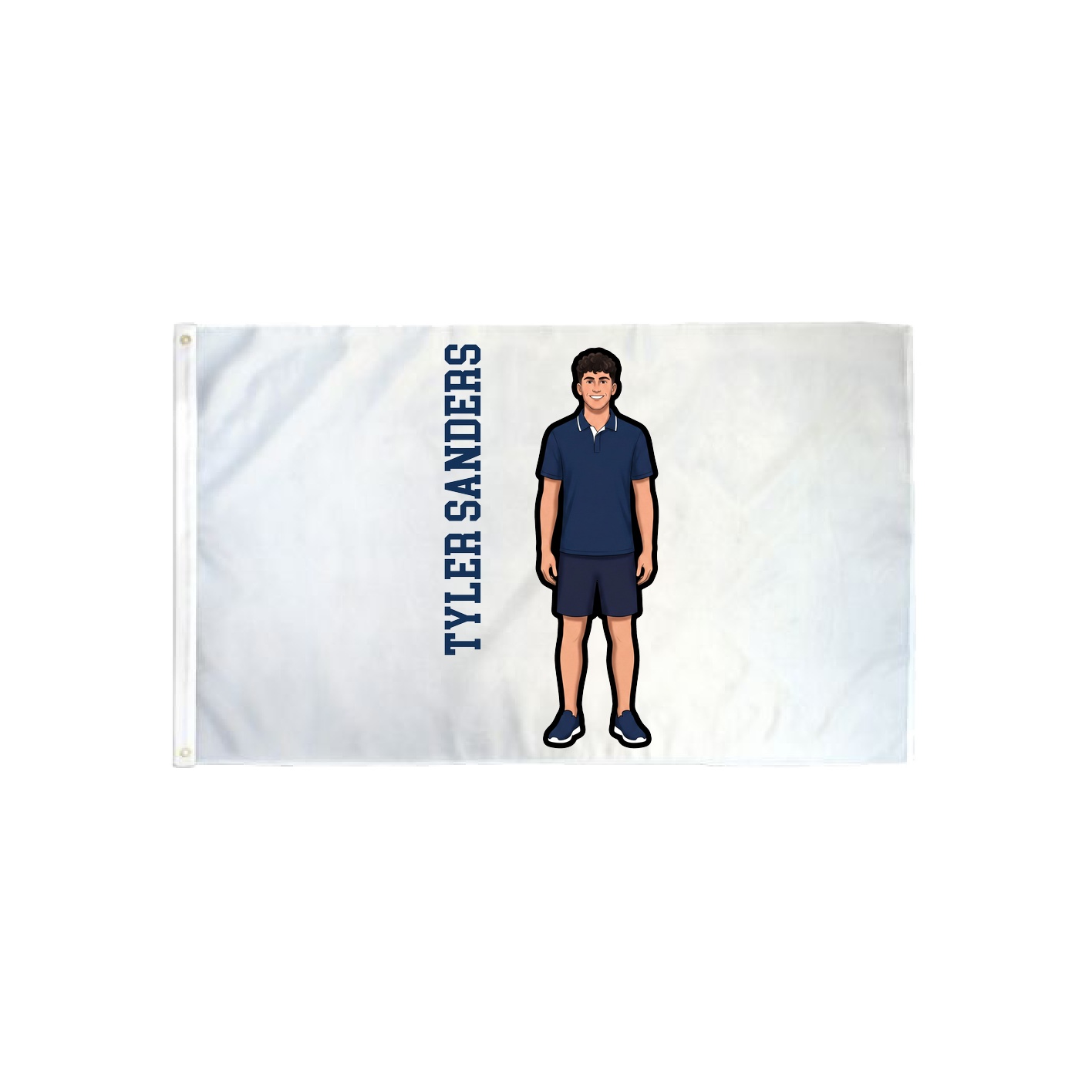 3x5 Flag — Name Vertical in Classic