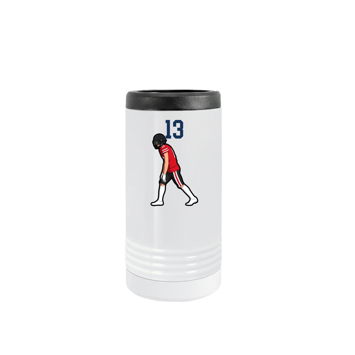 Slim Beverage Holder — Number Top in White